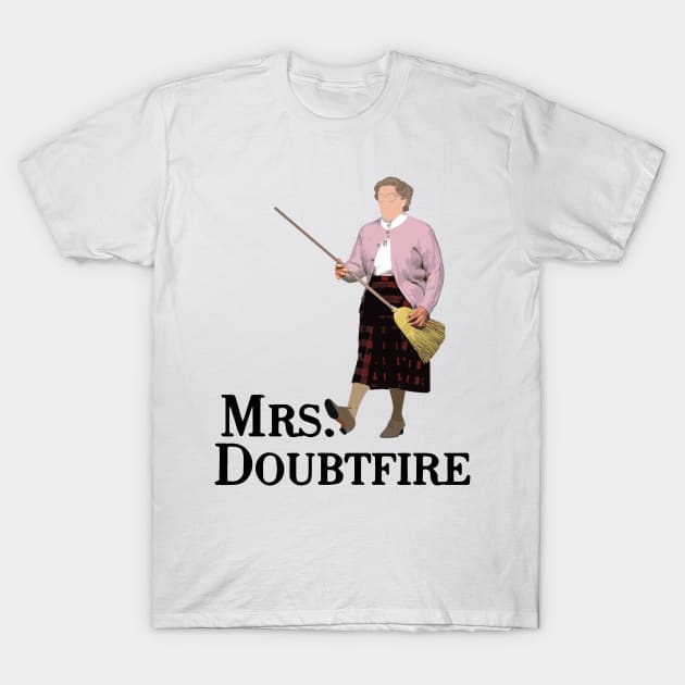 Mrs. Doubtire T-Shirt by mariansar